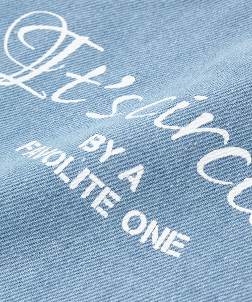 ikka（イッカ）の「キャンバスミニトートバッグ（トートバッグ・レディース・オフホワイト/スカイブルー・FREE）」の6枚目の写真