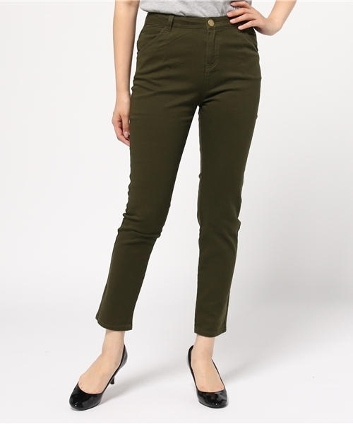 Re:EDIT（リエディ）の「ベーシックストレートパンツ[リエディオリジナル][Re:EDIT/リエディ]（その他パンツ・レディース・グレー/チャコールグレー/ホワイト/ベージュ/ネイビー/ブラック/カーキ・XX-SMALL/X-SMALL/SMALL/LARGE/X-LARGE/MEDIUM）」の9枚目の写真