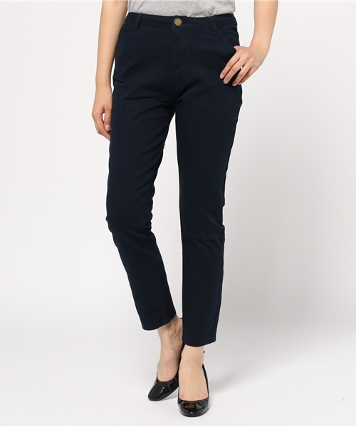 Re:EDIT（リエディ）の「ベーシックストレートパンツ[リエディオリジナル][Re:EDIT/リエディ]（その他パンツ・レディース・グレー/チャコールグレー/ホワイト/ベージュ/ネイビー/ブラック/カーキ・XX-SMALL/X-SMALL/SMALL/LARGE/X-LARGE/MEDIUM）」の7枚目の写真