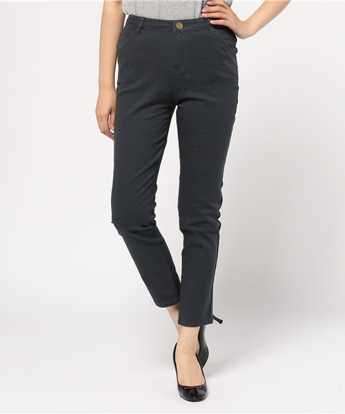 Re:EDIT（リエディ）の「ベーシックストレートパンツ[リエディオリジナル][Re:EDIT/リエディ]（その他パンツ・レディース・グレー/チャコールグレー/ホワイト/ベージュ/ネイビー/ブラック/カーキ・XX-SMALL/X-SMALL/SMALL/LARGE/X-LARGE/MEDIUM）」の3枚目の写真