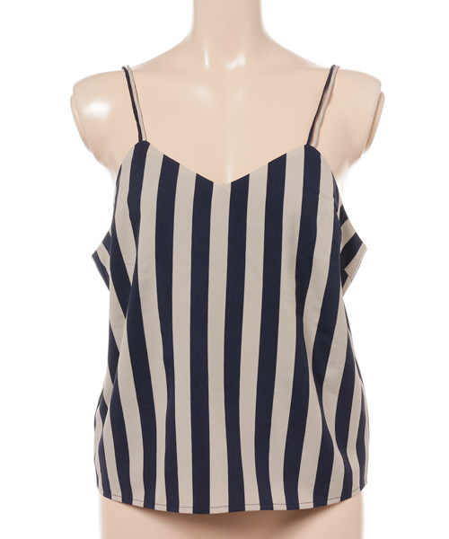 SLY（スライ）の「Wストラップキャミ（キャミソール・レディース・ネイビー系/オレンジ系その他/ブラック/ベージュ・FREE）」の14枚目の写真