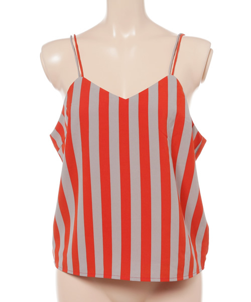 SLY（スライ）の「Wストラップキャミ（キャミソール・レディース・ネイビー系/オレンジ系その他/ブラック/ベージュ・FREE）」の15枚目の写真