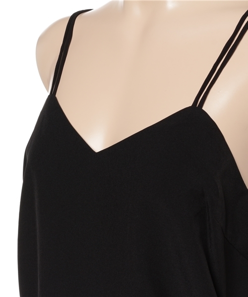 SLY（スライ）の「Wストラップキャミ（キャミソール・レディース・ネイビー系/オレンジ系その他/ブラック/ベージュ・FREE）」の7枚目の写真