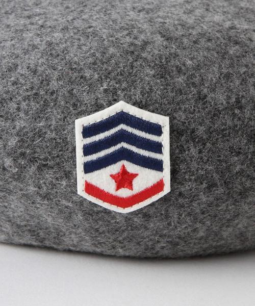 highking（ハイキング）の「別注【HIGHKING(ハイキング)】ベレー◆（ハンチング/ベレー帽・キッズ・ダークグレー/ダークブラウン/マスタード・52cm/54cm）」の11枚目の写真