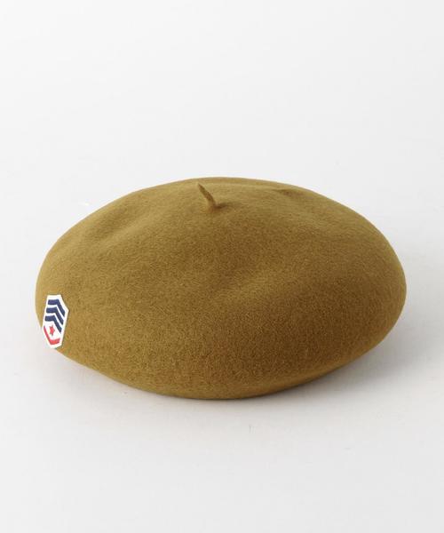 highking（ハイキング）の「別注【HIGHKING(ハイキング)】ベレー◆（ハンチング/ベレー帽・キッズ・ダークグレー/ダークブラウン/マスタード・52cm/54cm）」の4枚目の写真