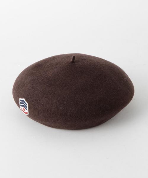 highking（ハイキング）の「別注【HIGHKING(ハイキング)】ベレー◆（ハンチング/ベレー帽・キッズ・ダークグレー/ダークブラウン/マスタード・52cm/54cm）」の5枚目の写真