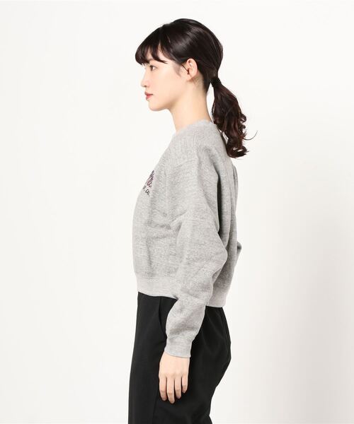 BEN DAVIS MARKET STREET（ベンデイビスマーケットストリート）の「BEN DAVIS MARKET STREET SWEAT SHIRTS WITH PRINT -made in japan-（スウェット・レディース・ヘザーグレー・3/1/2/4）」の7枚目の写真
