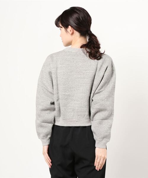 BEN DAVIS MARKET STREET（ベンデイビスマーケットストリート）の「BEN DAVIS MARKET STREET SWEAT SHIRTS WITH PRINT -made in japan-（スウェット・レディース・ヘザーグレー・3/1/2/4）」の8枚目の写真
