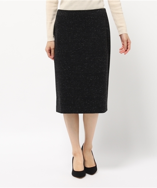 22 OCTOBRE（ヴァンドゥ－オクトーブル）の「ジャージーネップツイードスカート【セットアップ対応商品】　（スカート・レディース・ブラック/グレー・38/40）」の12枚目の写真