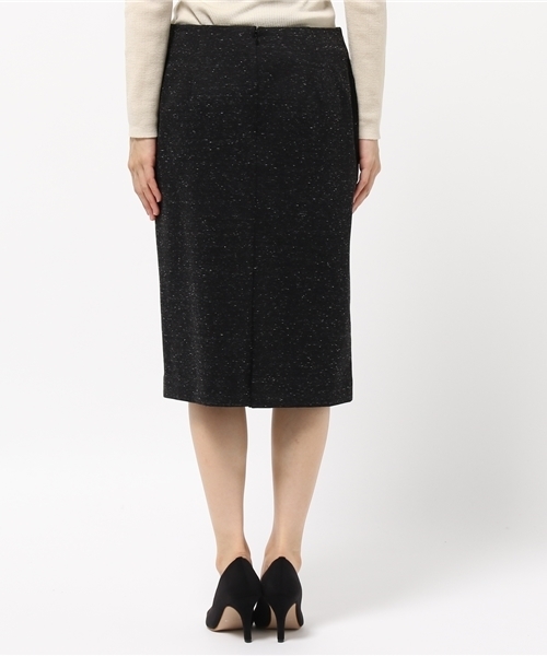 22 OCTOBRE（ヴァンドゥ－オクトーブル）の「ジャージーネップツイードスカート【セットアップ対応商品】　（スカート・レディース・ブラック/グレー・38/40）」の11枚目の写真