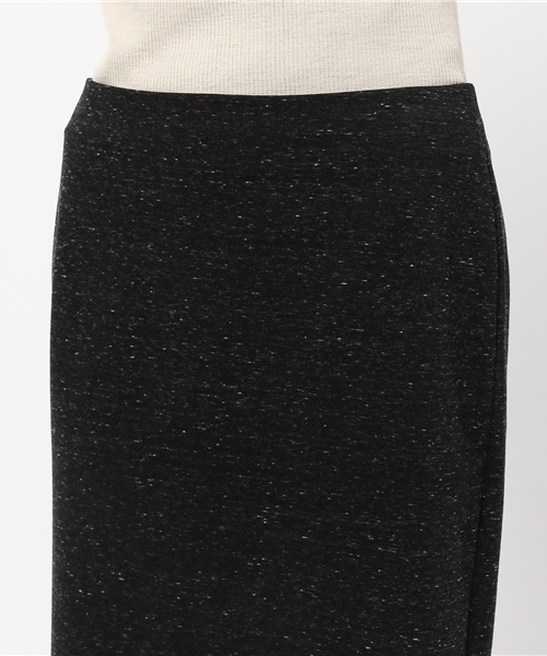 22 OCTOBRE（ヴァンドゥ－オクトーブル）の「ジャージーネップツイードスカート【セットアップ対応商品】　（スカート・レディース・ブラック/グレー・38/40）」の3枚目の写真