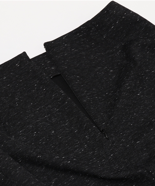 22 OCTOBRE（ヴァンドゥ－オクトーブル）の「ジャージーネップツイードスカート【セットアップ対応商品】　（スカート・レディース・ブラック/グレー・38/40）」の6枚目の写真