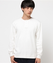 L/S Henley Neck w/emb