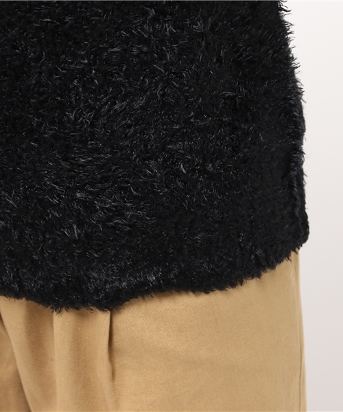 PUNYUS（プニュズ）の「シャギーセーター（ニット/セーター・レディース・ブラック/ブルー/ダークベージュ・1/4/3/2）」の9枚目の写真