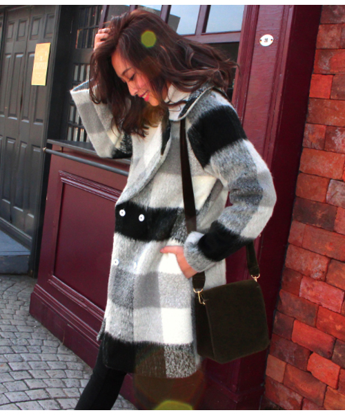 Chille anap（チルアナップ）の「ベロアリボンショルダーバッグ （ショルダーバッグ・レディース・ワインレッド/カーキ/ブラック・FREE）」の13枚目の写真