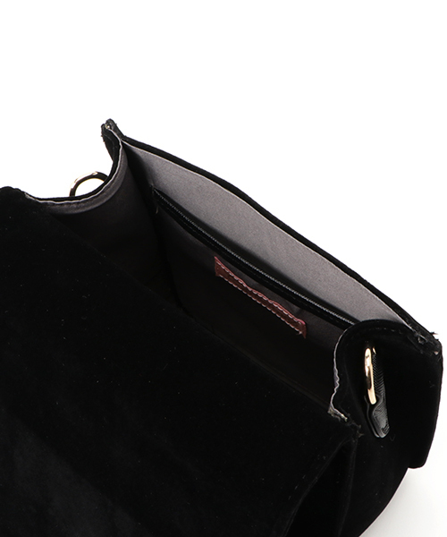 Chille anap（チルアナップ）の「ベロアリボンショルダーバッグ （ショルダーバッグ・レディース・ワインレッド/カーキ/ブラック・FREE）」の17枚目の写真