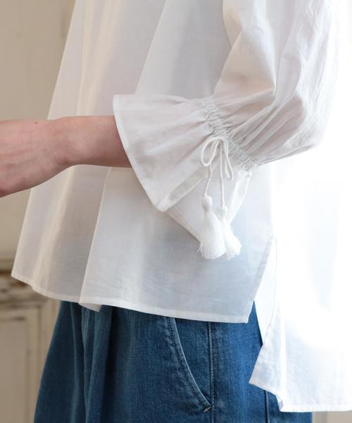 coen(コーエン)の「【『リンネル』2017/6月号掲載・Market】コットンエンブロイダリーブラウス(シャツ/ブラウス・レディース・ホワイト/ロイヤルブルー・FREE)」の13枚目の写真
