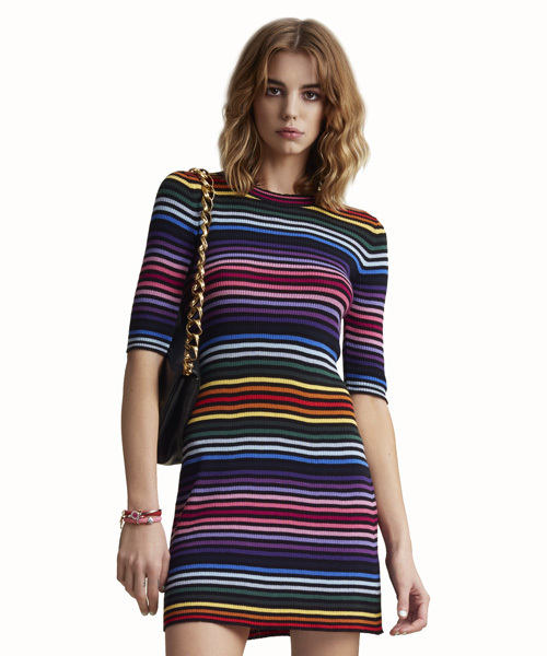 Marc Jacobs マークジェイコブス の Striped Core Cotton レインボー スクープネック ドレス ワンピース ワンピース Wear