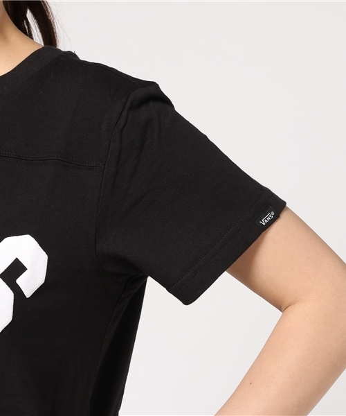 VANS（バンズ）の「【VANS】ロゴTシャツワンピース（ワンピース・レディース・ブラック/ホワイト・SMALL/MEDIUM）」の8枚目の写真
