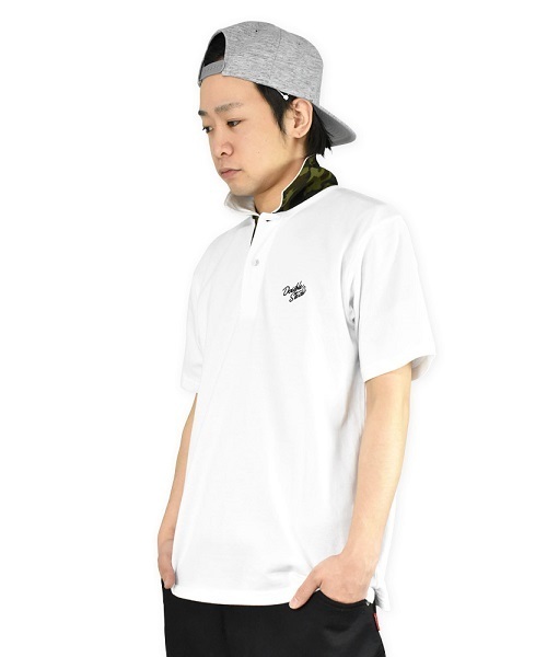 DOUBLE STEAL(ダブルスティール)の「FABRIC ポロシャツ (ポロシャツ・メンズ・ホワイト系その他/グリーン系その他2/ブラック系その他2/グリーン系その他/ホワイト系その他2/ブラック系その他・LARGE/MEDIUM/X-LARGE)」の22枚目の写真