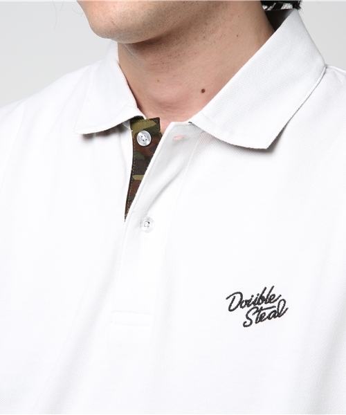 DOUBLE STEAL(ダブルスティール)の「FABRIC ポロシャツ (ポロシャツ・メンズ・ホワイト系その他/グリーン系その他2/ブラック系その他2/グリーン系その他/ホワイト系その他2/ブラック系その他・LARGE/MEDIUM/X-LARGE)」の12枚目の写真
