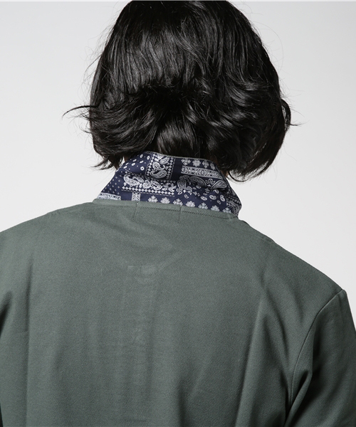 DOUBLE STEAL(ダブルスティール)の「FABRIC ポロシャツ (ポロシャツ・メンズ・ホワイト系その他/グリーン系その他2/ブラック系その他2/グリーン系その他/ホワイト系その他2/ブラック系その他・LARGE/MEDIUM/X-LARGE)」の11枚目の写真