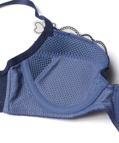 Triumph（トリンプ）の「天使のブラ スーパーCOOL444　ブラジャー【Bカップ】TR444 WHU（ブラジャー・レディース・ホワイト/ピンク/ダークブルー・B70/B75）」の6枚目の写真