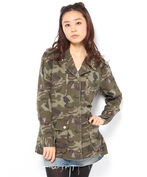 WEGO（ウィゴー）の「F2ミリタリージャケット（ミリタリージャケット・レディース・カーキ/その他1・FREE）」の21枚目の写真