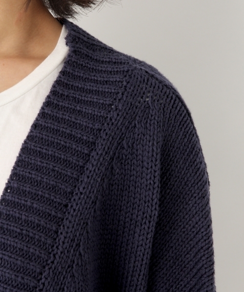 A part by（アパートバイ）の「1.5GClリリーヤーンカーディガン8S 　786959（カーディガン/ボレロ・レディース・ホワイト/ネイビー/グリーン/ピンク・FREE）」の6枚目の写真