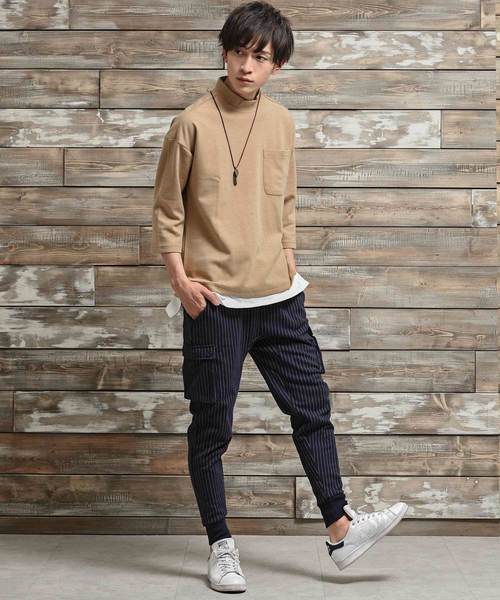 MinoriTY（マイノリティ）の「【MinoriTY】サルエルカーゴパンツ メンズ スウェットパンツ 無地 テーパードパンツ（スウェットパンツ・メンズ・グレー系その他/ネイビー/ブラック/ピンク/ブラック系その他/ブルー系その他/グレー系その他2/グレー系その他3/チェック/カーキ/サックスブルー/ホワイト系その他/ブラック系その他2/ブラウン系その他/レッド/ブラウン・S/L/XL/M）」の17枚目の写真