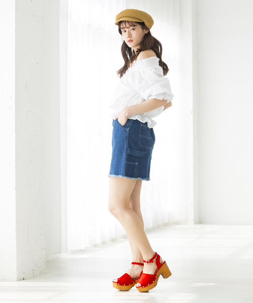 WEGO（ウィゴー）の「WEGO/ウッドタイプサンダル（サンダル・レディース・ブラック/レッド/ブラック系その他/キャメル/ホワイト系その他・LARGE/MEDIUM）」の17枚目の写真