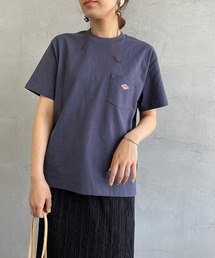 [DANTON/ダントン] クルーネックポケットTシャツ