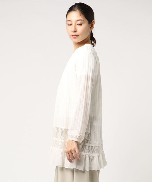 axes femme（アクシーズファム）の「裾レースフリルデザイン
