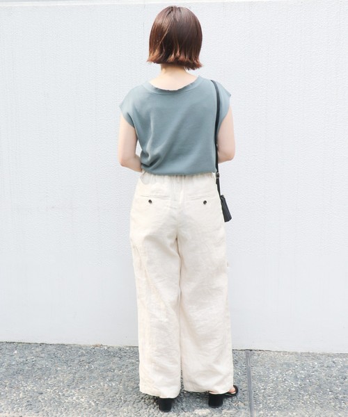 SLOBE IENA（スローブイエナ）の「総針ニュアンスフレンチカーディガン◆（カーディガン/ボレロ・レディース・ブラック/パープル/グリーン/アイボリー・FREE）」の19枚目の写真