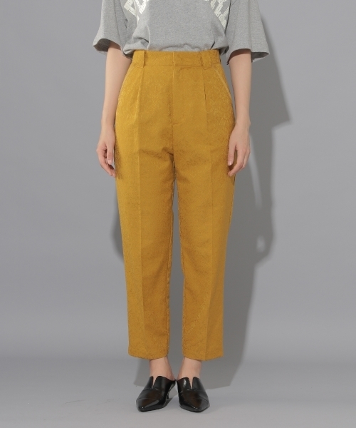 PAGEBOY（ページボーイ）の「ジャガード柄パンツ（その他パンツ・レディース・ネイビー/マスタード・FREE）」の5枚目の写真