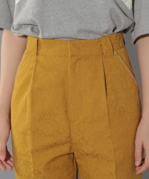 PAGEBOY（ページボーイ）の「ジャガード柄パンツ（その他パンツ・レディース・ネイビー/マスタード・FREE）」の8枚目の写真