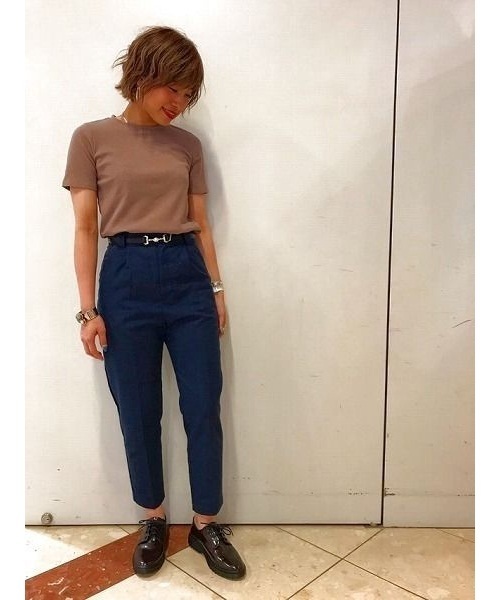 PAGEBOY（ページボーイ）の「ジャガード柄パンツ（その他パンツ・レディース・ネイビー/マスタード・FREE）」の15枚目の写真