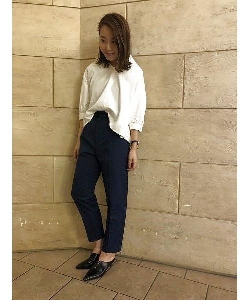 PAGEBOY（ページボーイ）の「ジャガード柄パンツ（その他パンツ・レディース・ネイビー/マスタード・FREE）」の16枚目の写真