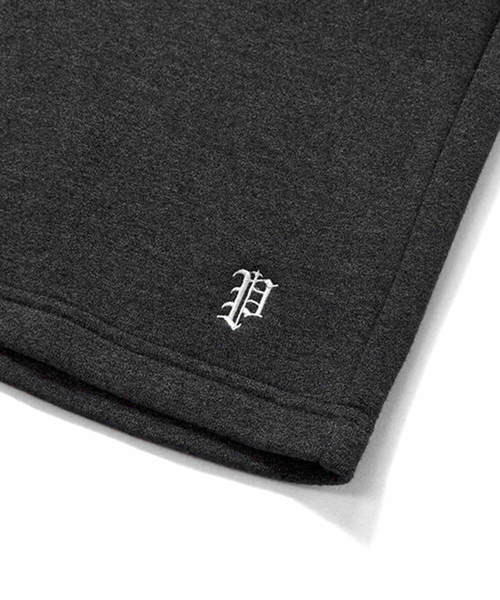 PRIVILEGE（プリビレッジ）の「プリビレッジ [PRIVILEGE] - ロゴ スウェットショーツ ハーフパンツ [LOGO SWEAT SHORTS]（その他パンツ・メンズ・ブラック・MEDIUM/LARGE/X-LARGE）」の4枚目の写真