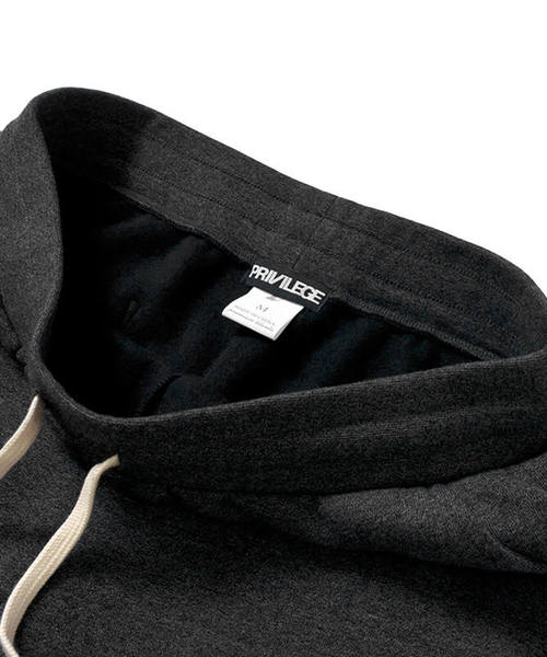 PRIVILEGE（プリビレッジ）の「プリビレッジ [PRIVILEGE] - ロゴ スウェットショーツ ハーフパンツ [LOGO SWEAT SHORTS]（その他パンツ・メンズ・ブラック・MEDIUM/LARGE/X-LARGE）」の5枚目の写真