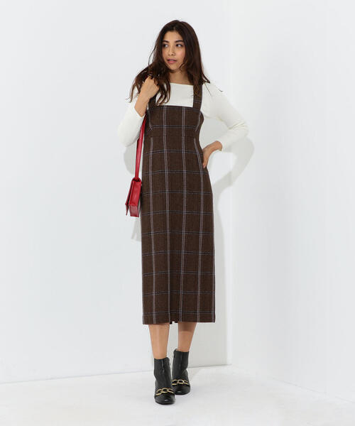 Jewel Changes（ジュエルチェンジズ）の「SMF ウール チェックビスチェ  