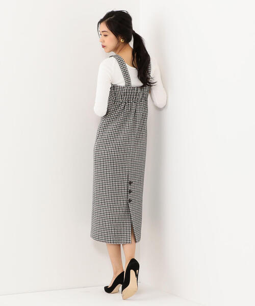 Jewel Changes（ジュエルチェンジズ）の「SMF ウール チェックビスチェ  