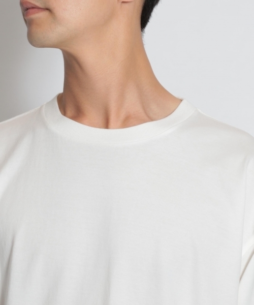 niko and...（ニコアンド）の「ピグメントシルクプルオーバー（Tシャツ/カットソー・メンズ・ベージュ/パープル/オフホワイト/グリーン・MEDIUM/LARGE）」の16枚目の写真