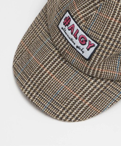 algy(アルジー)の「チェック柄後ろりぼんキャップ(キャップ・キッズ・ブラウン/グレー・SMALL/MEDIUM)」の8枚目の写真