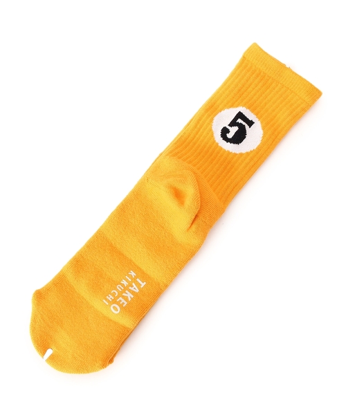 TAKEO KIKUCHI（タケオキクチ）の「ナンバリングソックス（ソックス/靴下・メンズ・ホワイト/オフホワイト/ピンクゴールド/ブロンズ/クリア・00）」の6枚目の写真