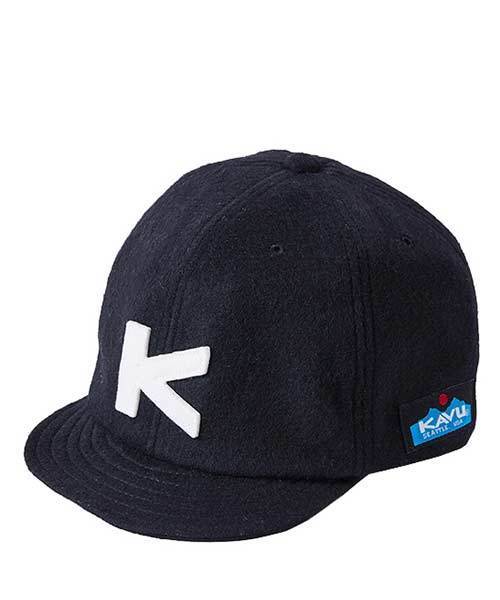 KAVU（カブー）の「KAVU カブー KID'S ベースボールキャップ（ウール）（キャップ・キッズ・ブラック/ベージュ/ネイビー/グレー/バーガンディー/レッド/オリーブ・FREE）」の2枚目の写真