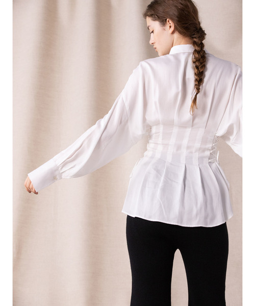 CASA FLINE（カーサフライン）の「サイドレースアップシャツ（シャツ