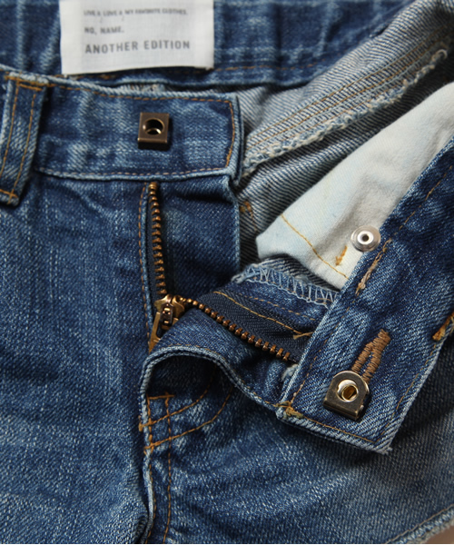 Another Edition（アナザーエディション）の「■AEKD19 OLD DMG DNM SPT ◆（デニムパンツ・キッズ・コバルトブルー・100/110/120）」の5枚目の写真