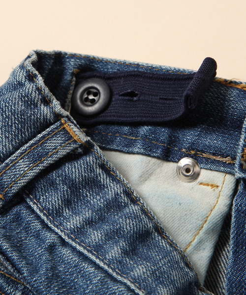 Another Edition（アナザーエディション）の「■AEKD19 OLD DMG DNM SPT ◆（デニムパンツ・キッズ・コバルトブルー・100/110/120）」の6枚目の写真