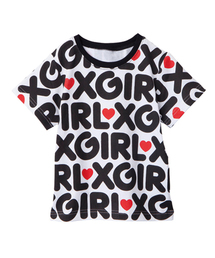 X-girl Stages | S/S TEE “MULTI PATTERN” (4T～7T)(Tシャツ/カットソー)